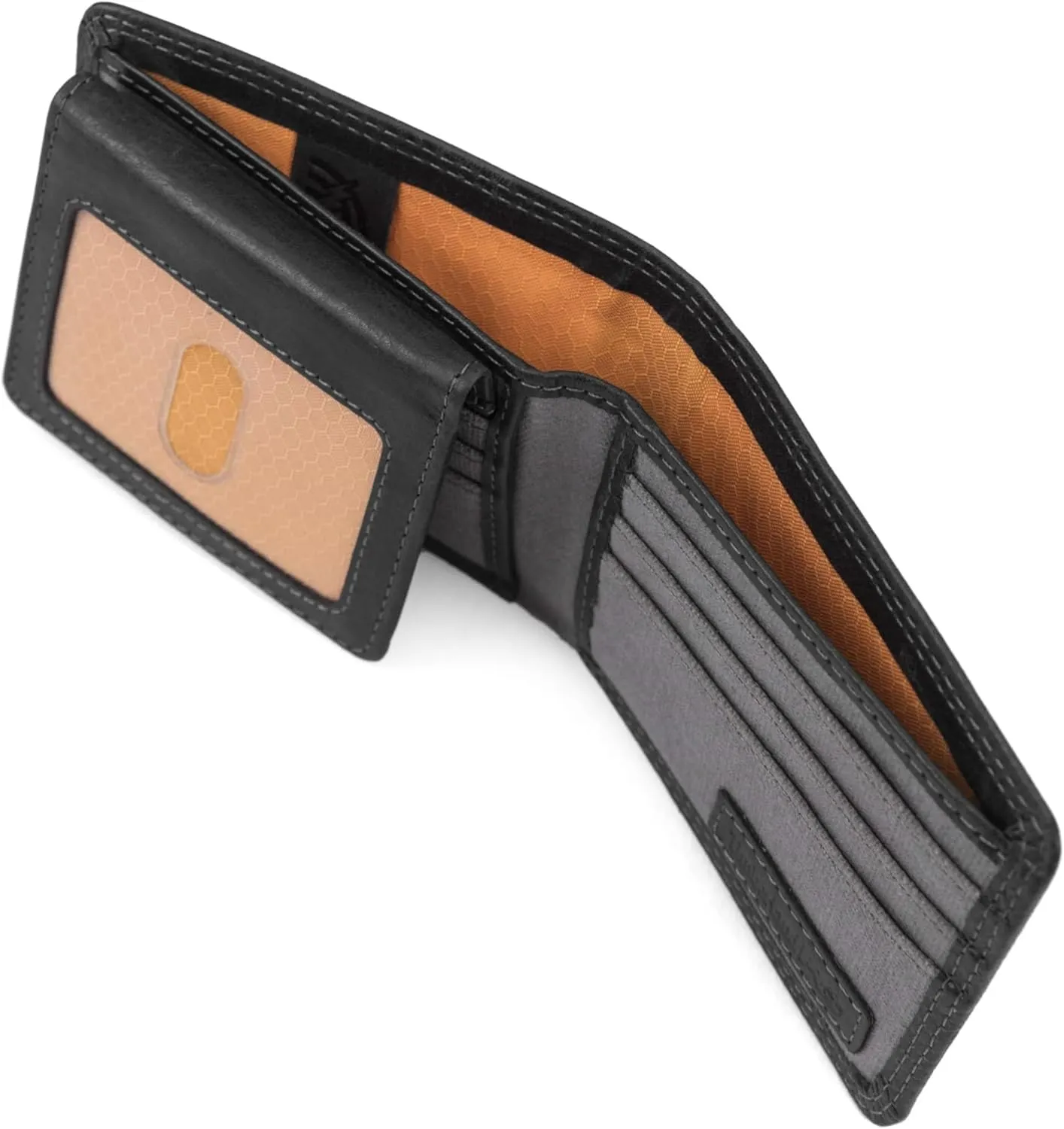 Timberland PRO Men's Leather RFID Wallet with Removable Flip Pocket Card Carrier