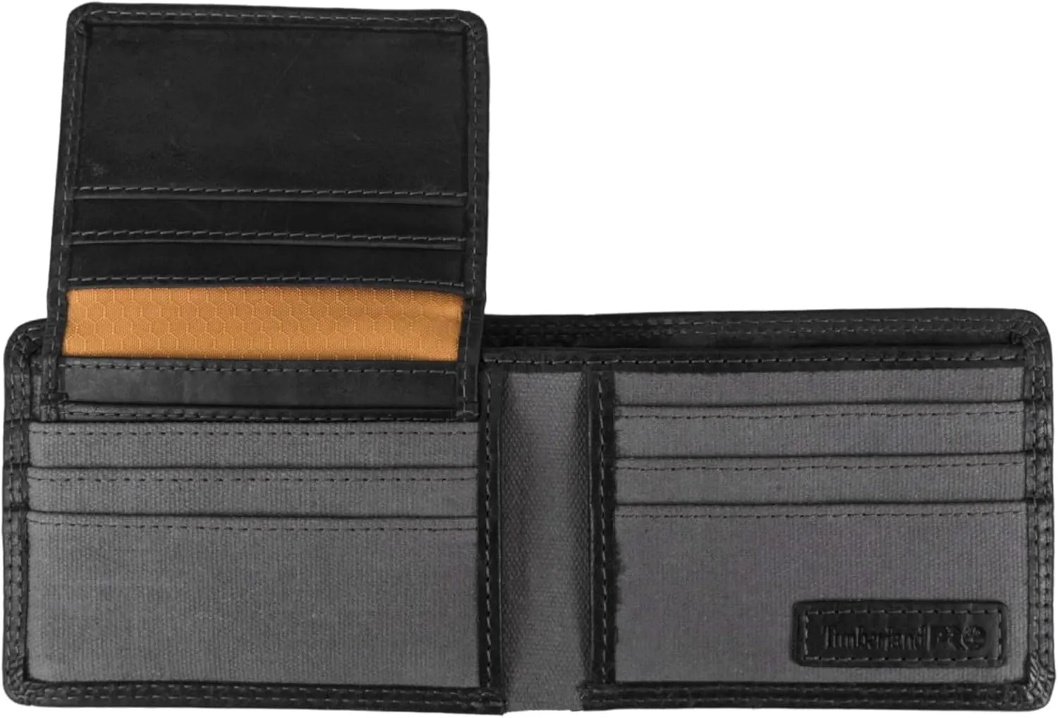 Timberland PRO Men's Leather RFID Wallet with Removable Flip Pocket Card Carrier