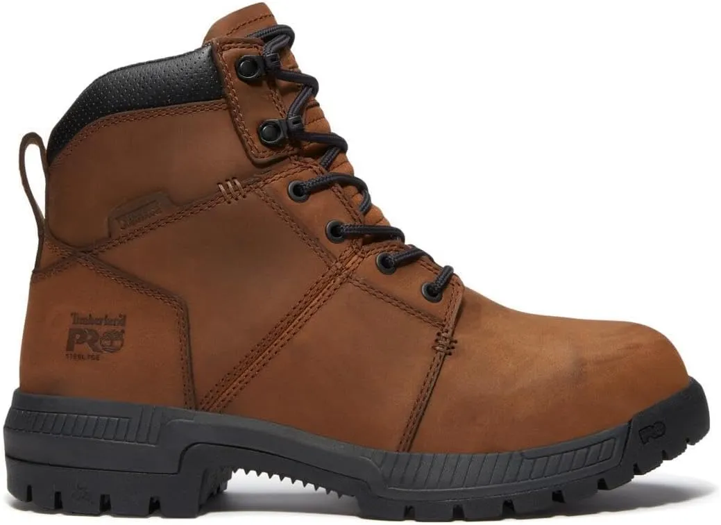 Timberland PRO Men's Montauk 6 Inch Steel Safety Toe Waterproof Industrial Work Boot