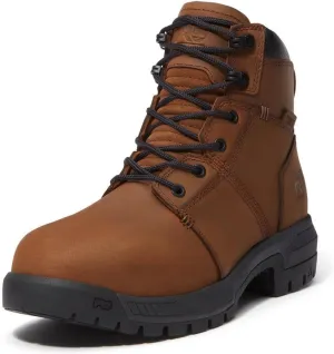 Timberland PRO Men's Montauk 6 Inch Steel Safety Toe Waterproof Industrial Work Boot