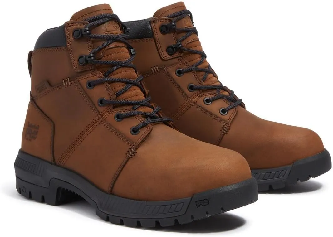 Timberland PRO Men's Montauk 6 Inch Steel Safety Toe Waterproof Industrial Work Boot