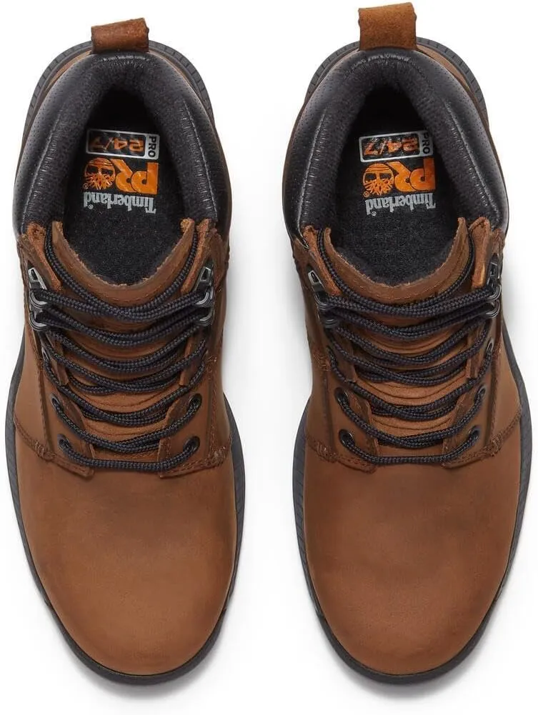 Timberland PRO Men's Montauk 6 Inch Steel Safety Toe Waterproof Industrial Work Boot