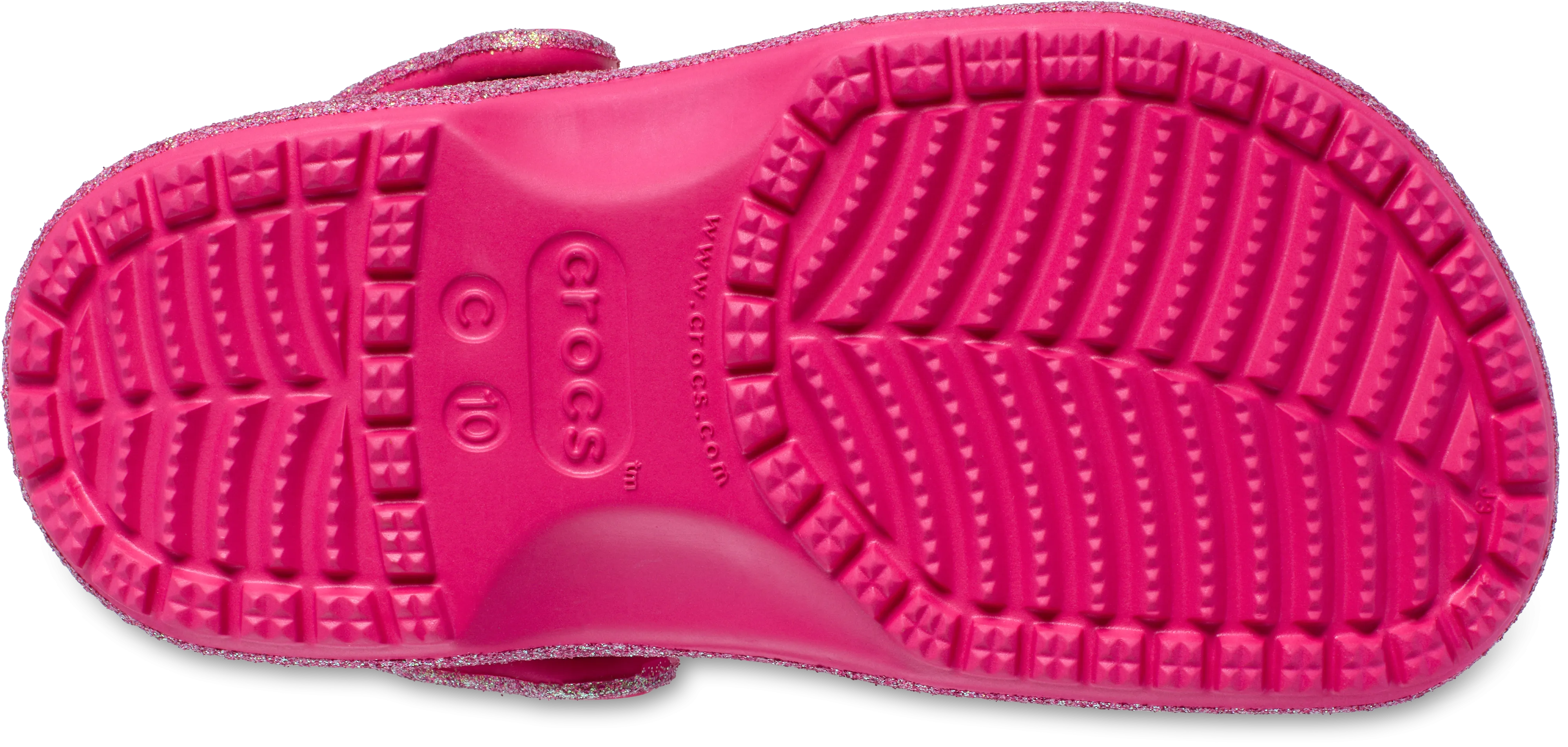 TODDLER CLASSIC IRIDESCENT GLITTER CLOG - Dragonfruit
