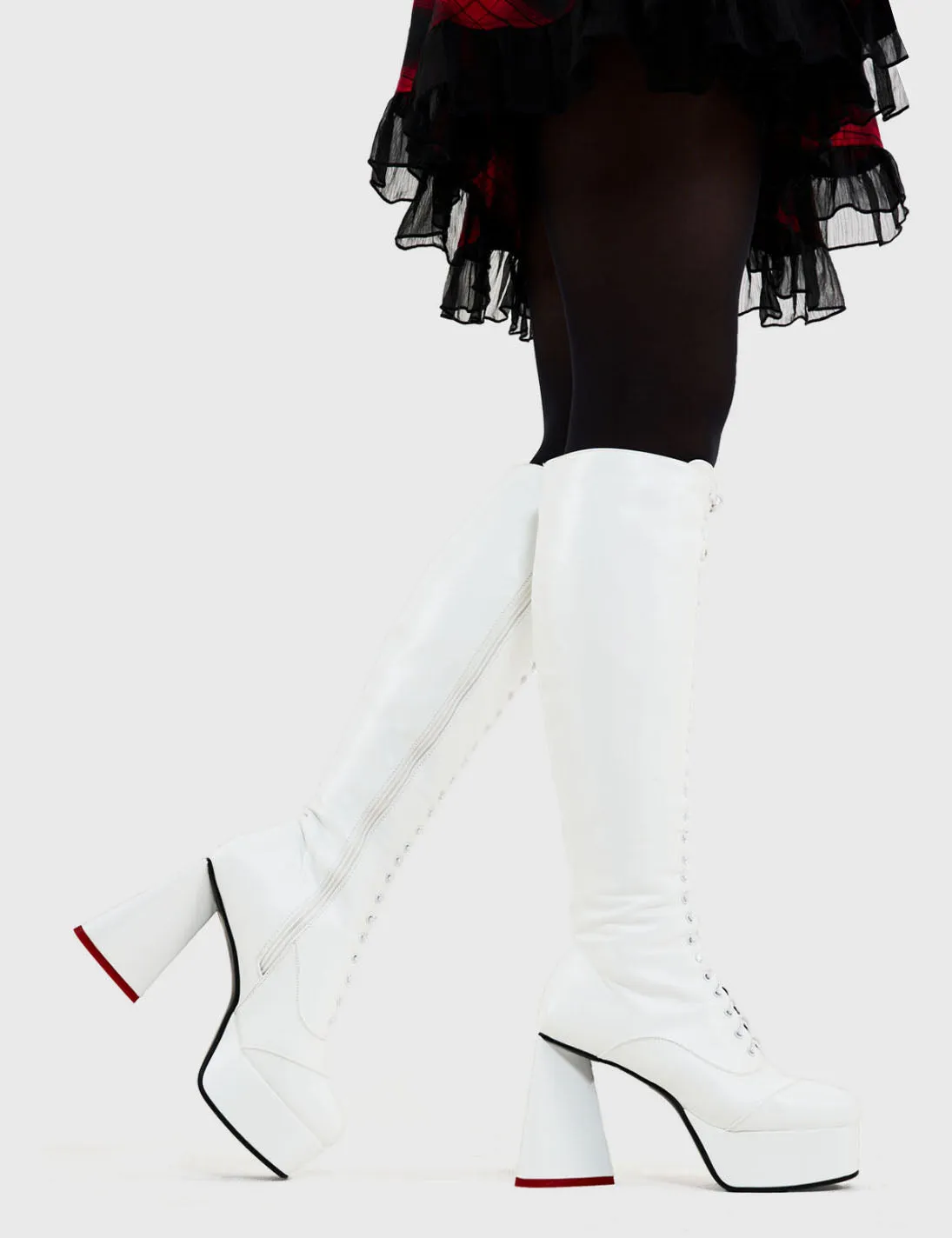 Too Cute Platform Knee High Boots