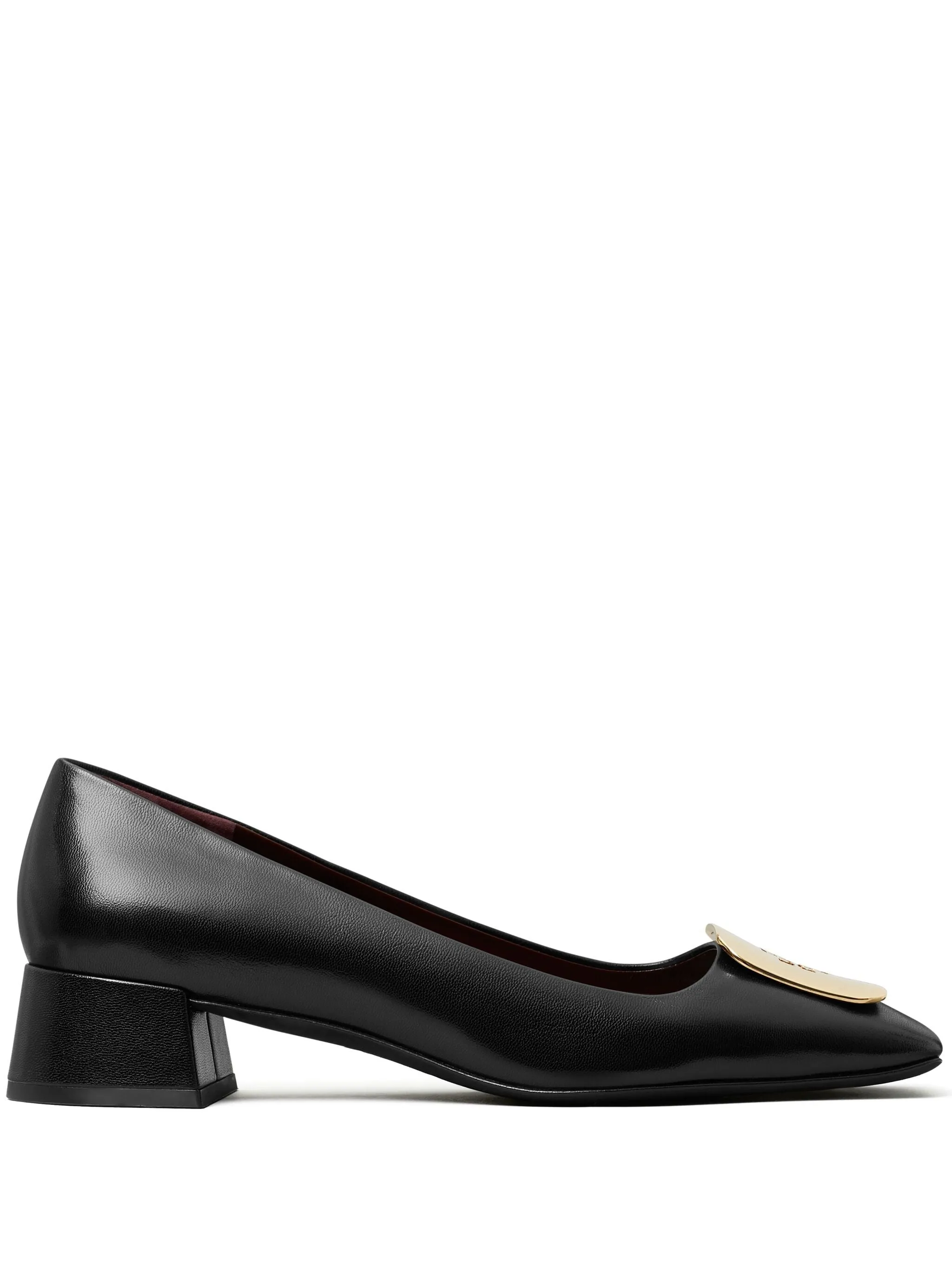 Tory Burch Georgia Leather Pump med logotypen