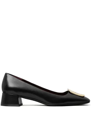 Tory Burch Georgia Leather Pump med logotypen
