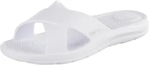 totes Women's Everywear Cross Slide Sandal