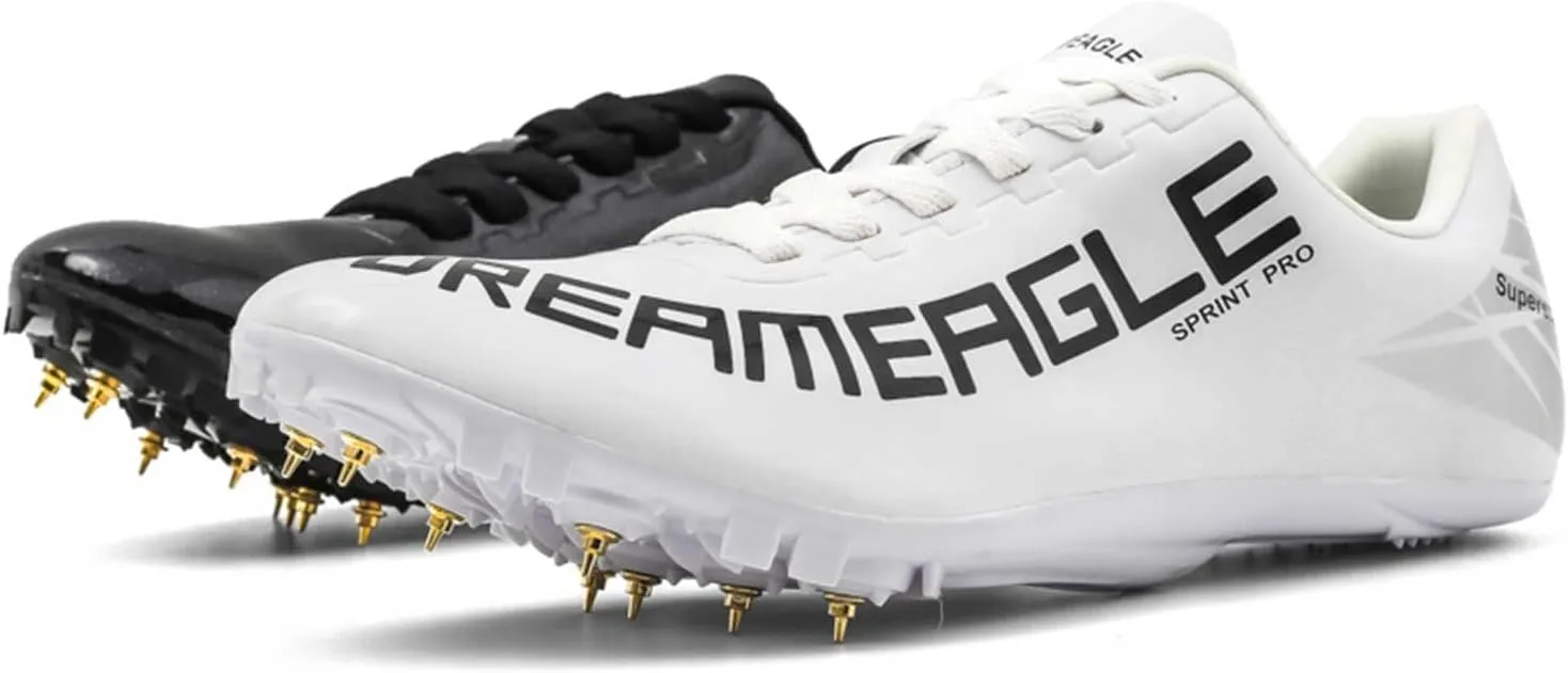 Track Shoes Spikes Mens Womens Mesh Breathable Athletics Sprint Racing Running Nail Sneaker Track and Field Shoes Boys Girls