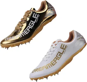 Track Shoes Spikes Mens Womens Mesh Breathable Athletics Sprint Racing Running Nail Sneaker Track and Field Shoes Boys Girls