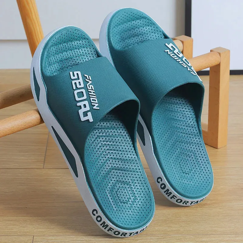 Trendy Flip Flops Bathroom Non-skid Couple Slipper