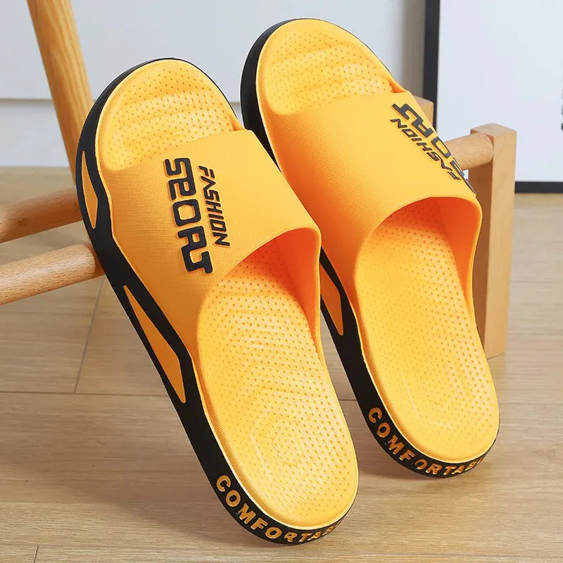 Trendy Flip Flops Bathroom Non-skid Couple Slipper