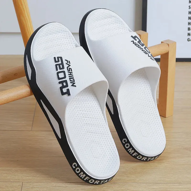 Trendy Flip Flops Bathroom Non-skid Couple Slipper