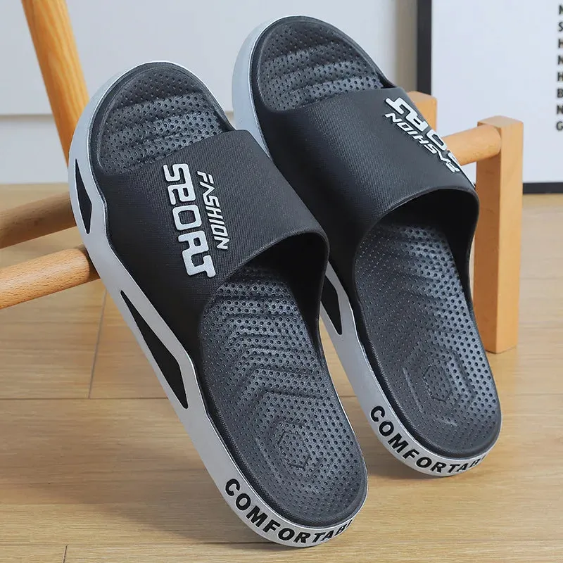 Trendy Flip Flops Bathroom Non-skid Couple Slipper