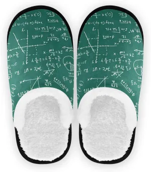 Tropical Dinosaurs Cartoon Slippers for Women Men Kids, Womens House Slippers Socks Indoor Slipper Coral Fleece House Shoes Bedroom