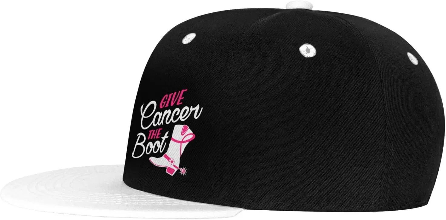 Trucker Hats Give Cancer The Boot Cap for Men Women Adjustable Sun Hats