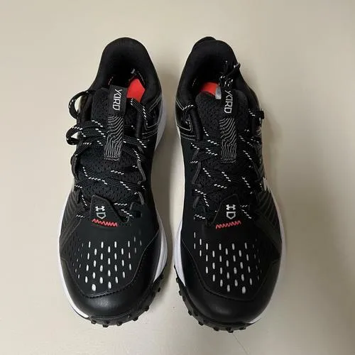 Under Armour Boys' Yard Turf Jr. (001) Black/Black/White, Size US 6Y