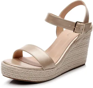 VenusCelia Women's Hyper Light Wedge Sandal