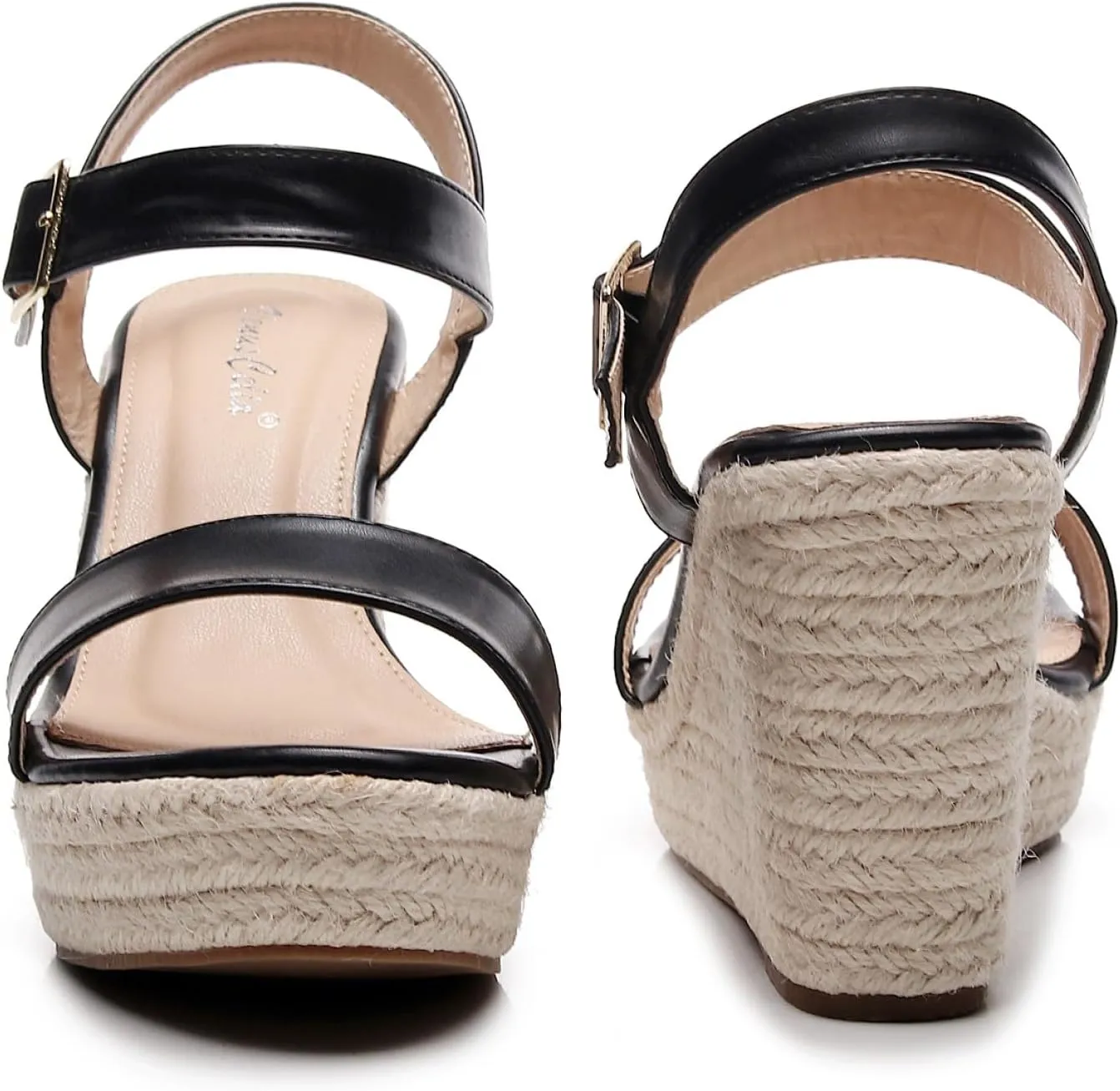 VenusCelia Women's Hyper Light Wedge Sandal