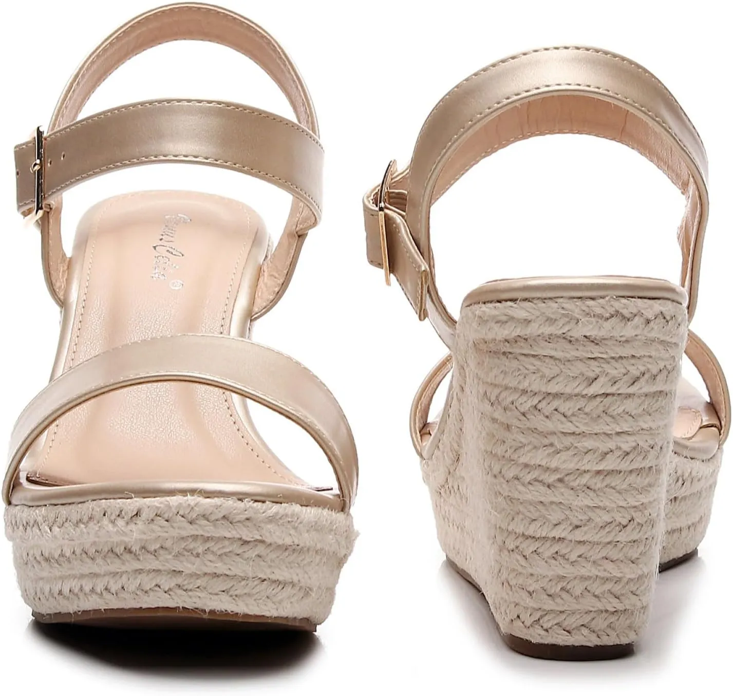 VenusCelia Women's Hyper Light Wedge Sandal