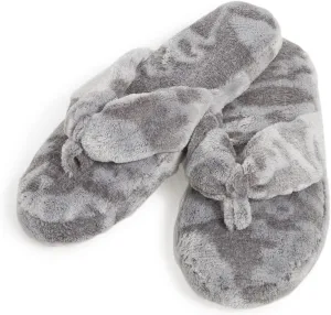 Vera Bradley Women's Fleece Flip Flop Slippers