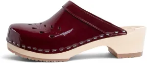 VERKA Women's Wooden Clogs from Sweden - BLOMMA