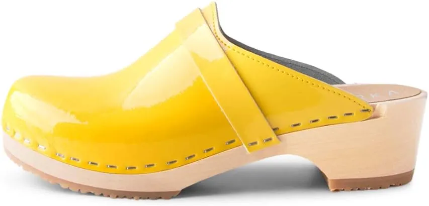 VERKA Women's Wooden Clogs from Sweden - LEDIG