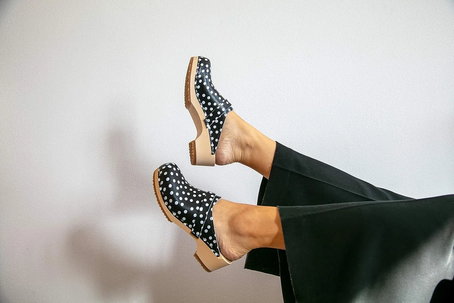 VERKA Women's Wooden Clogs from Sweden - LEDIG