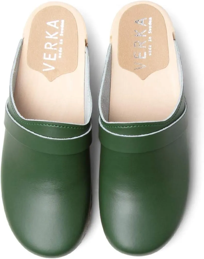 VERKA Women's Wooden Clogs from Sweden - LEDIG