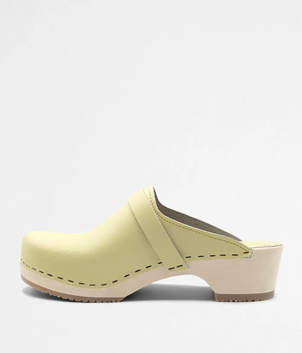 VERKA Women's Wooden Clogs from Sweden - LEDIG