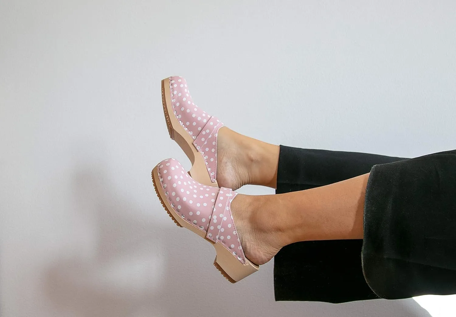 VERKA Women's Wooden Clogs from Sweden - LEDIG