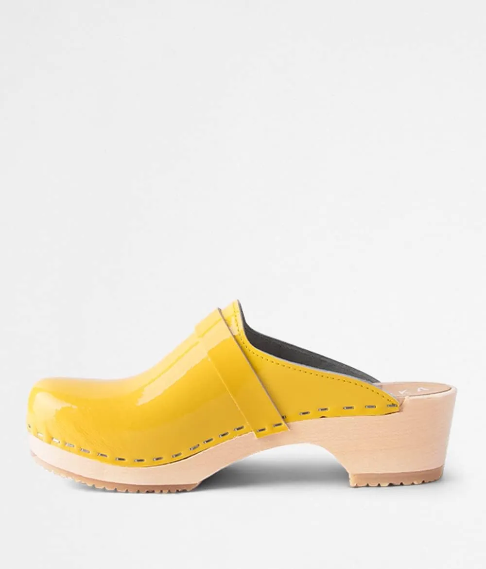 VERKA Women's Wooden Clogs from Sweden - LEDIG