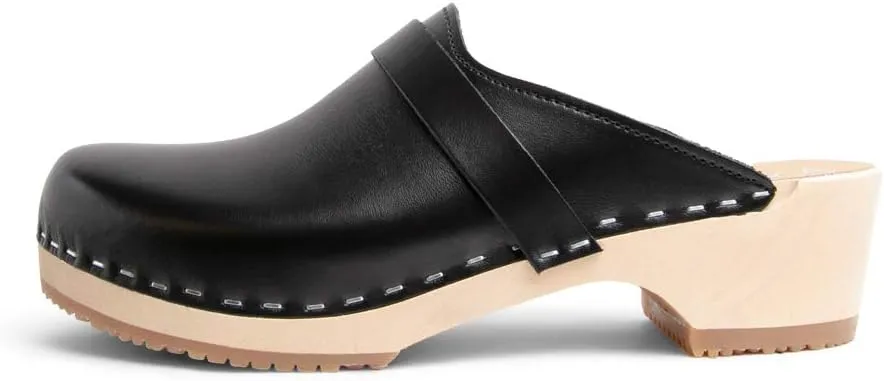VERKA Women's Wooden Clogs from Sweden - LEDIG