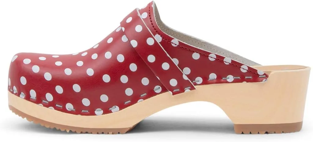 VERKA Women's Wooden Clogs from Sweden - LEDIG
