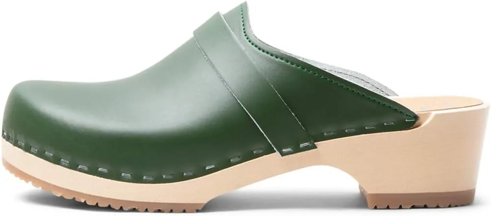 VERKA Women's Wooden Clogs from Sweden - LEDIG