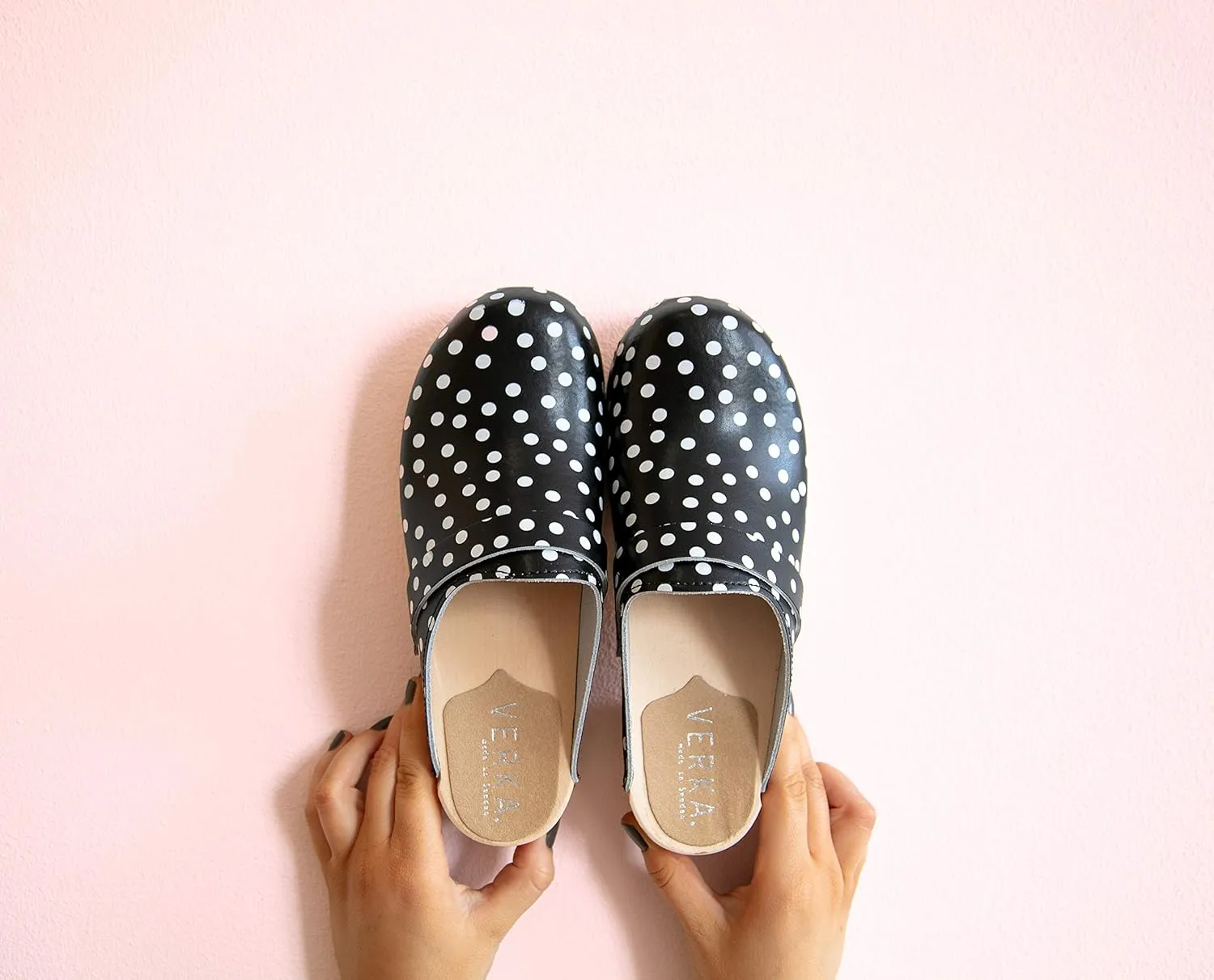 VERKA Women's Wooden Clogs from Sweden - LEDIG