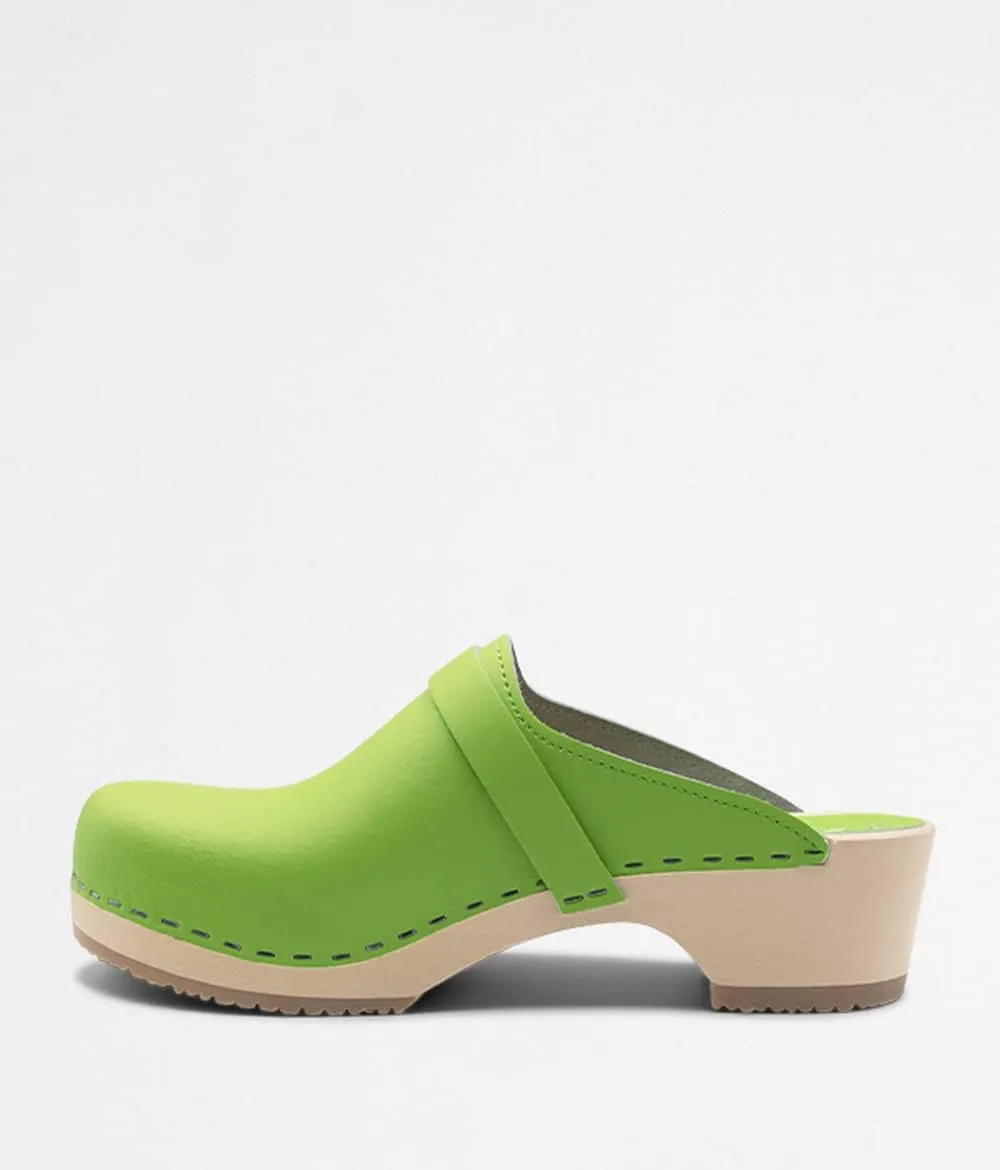 VERKA Women's Wooden Clogs from Sweden - LEDIG
