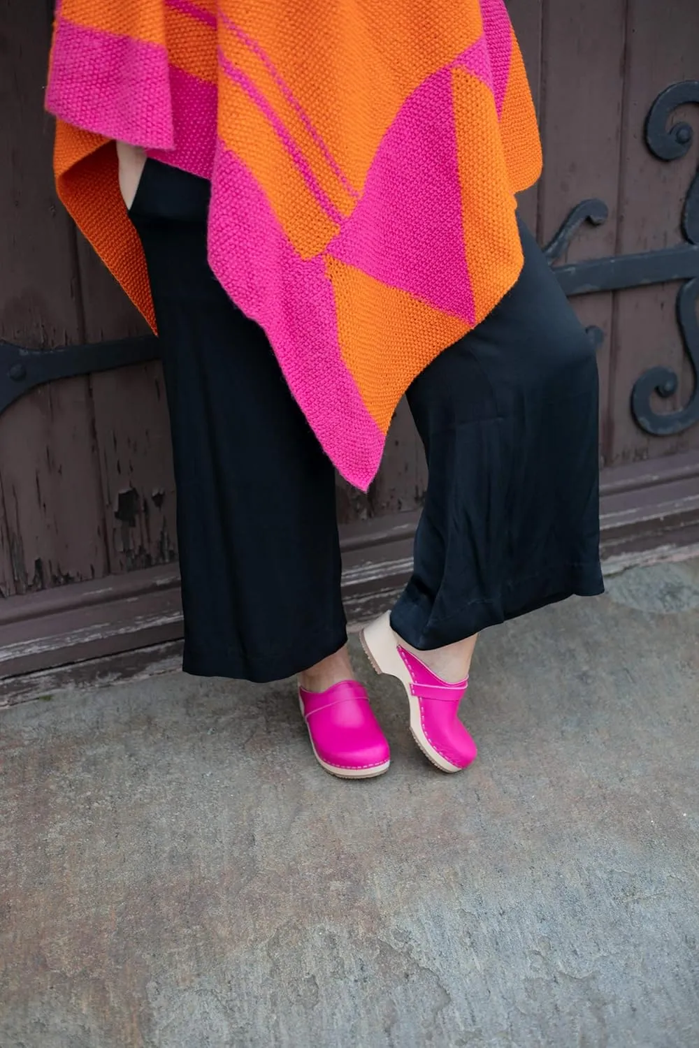 VERKA Women's Wooden Clogs from Sweden - LEDIG