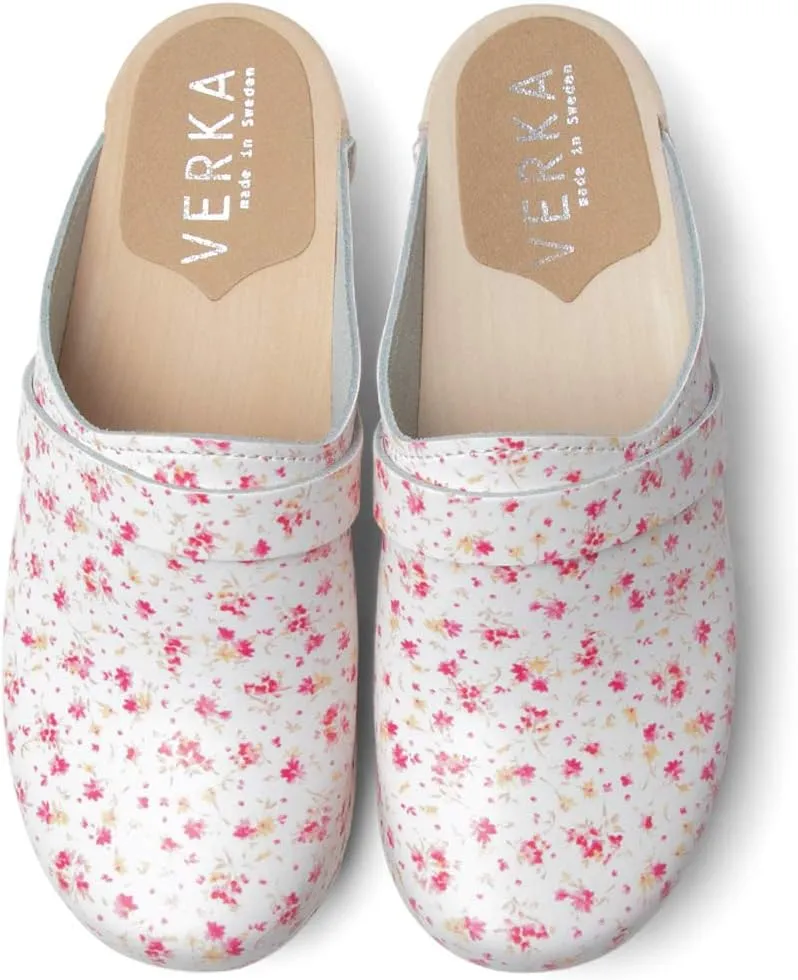 VERKA Women's Wooden Clogs from Sweden - LEDIG