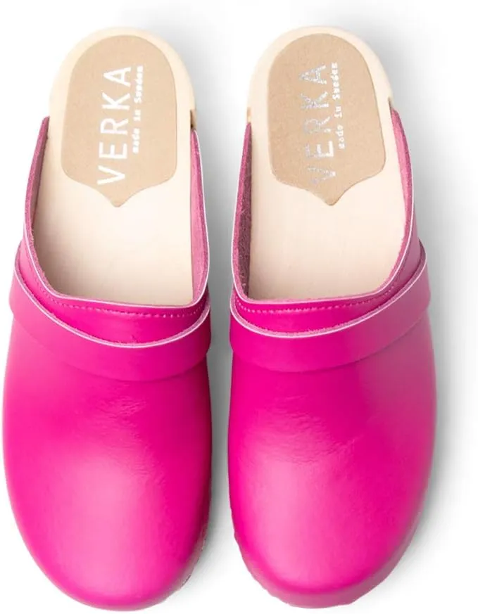 VERKA Women's Wooden Clogs from Sweden - LEDIG