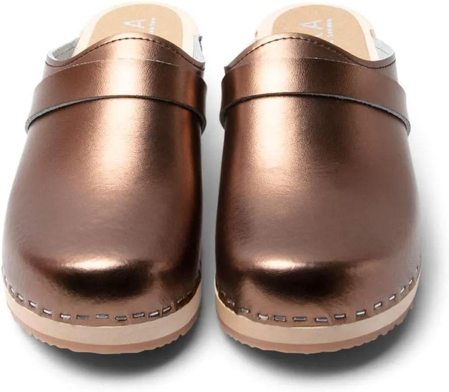 VERKA Women's Wooden Clogs from Sweden - LEDIG