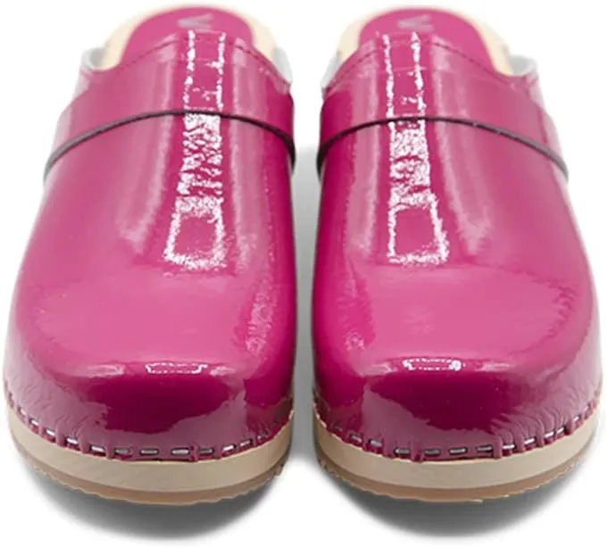 VERKA Women's Wooden Clogs from Sweden - LEDIG