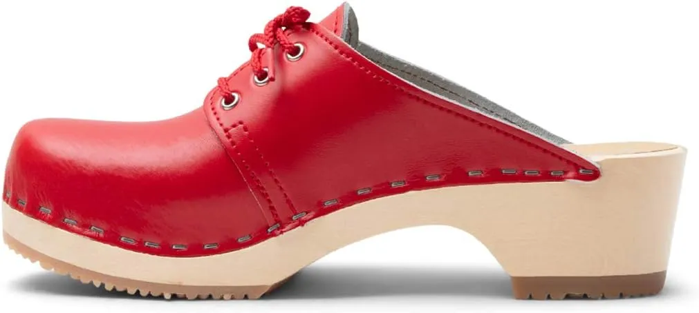 VERKA Women's Wooden Clogs from Sweden - ROSETT