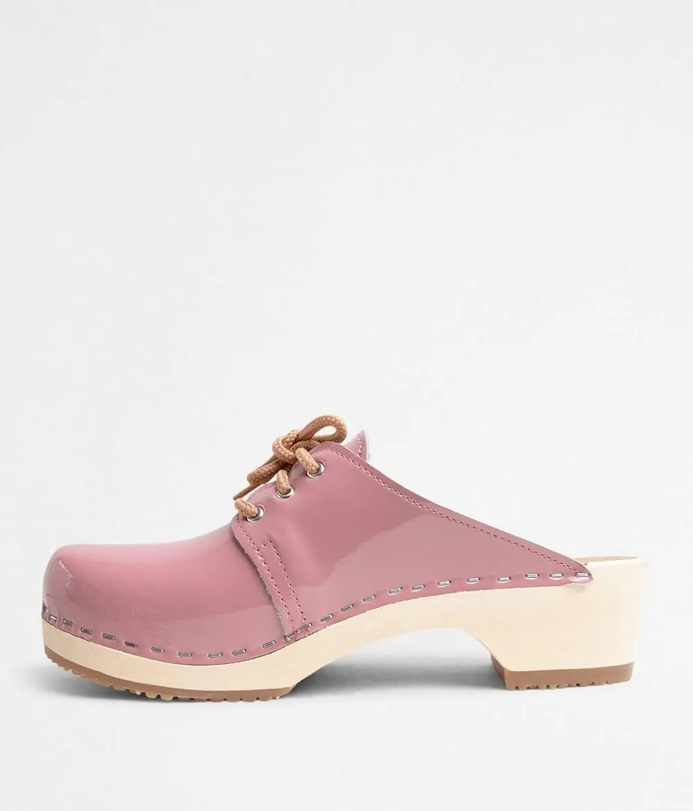 VERKA Women's Wooden Clogs from Sweden - ROSETT