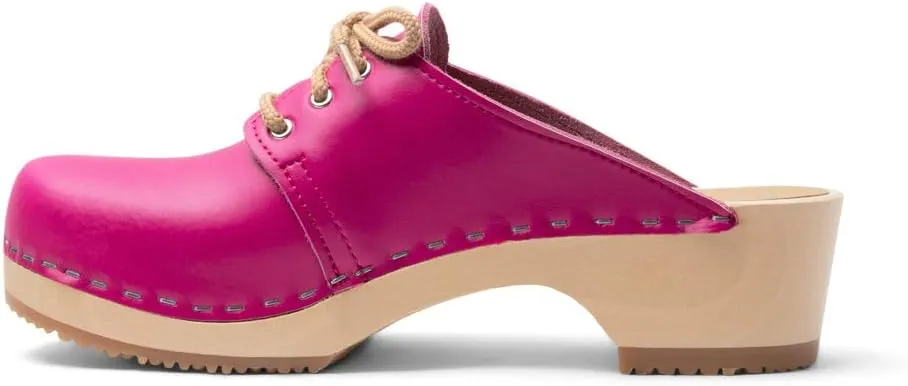 VERKA Women's Wooden Clogs from Sweden - ROSETT