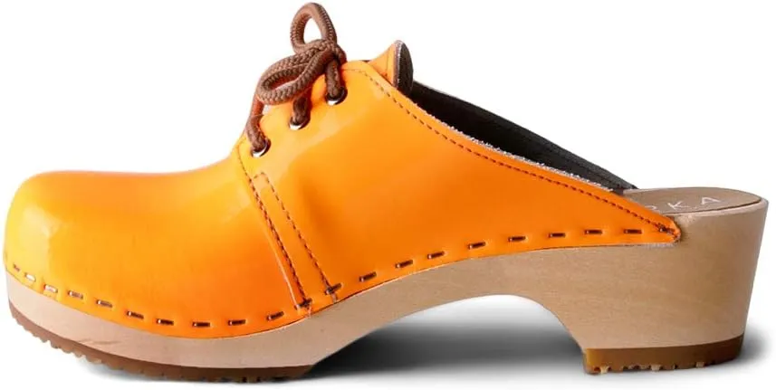 VERKA Women's Wooden Clogs from Sweden - ROSETT