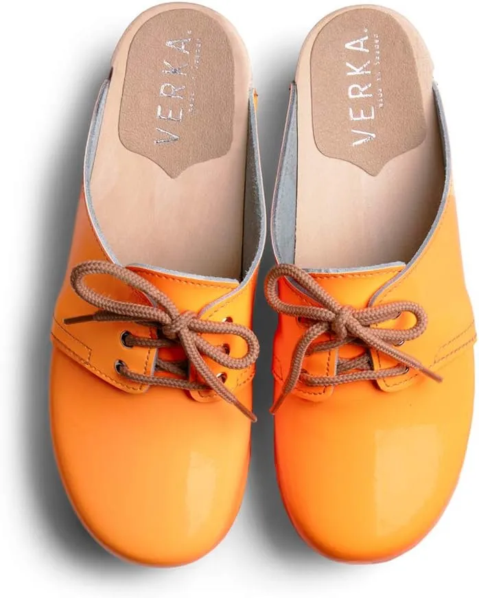 VERKA Women's Wooden Clogs from Sweden - ROSETT