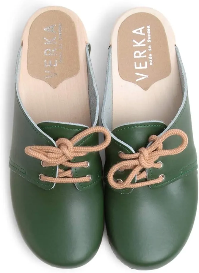 VERKA Women's Wooden Clogs from Sweden - ROSETT