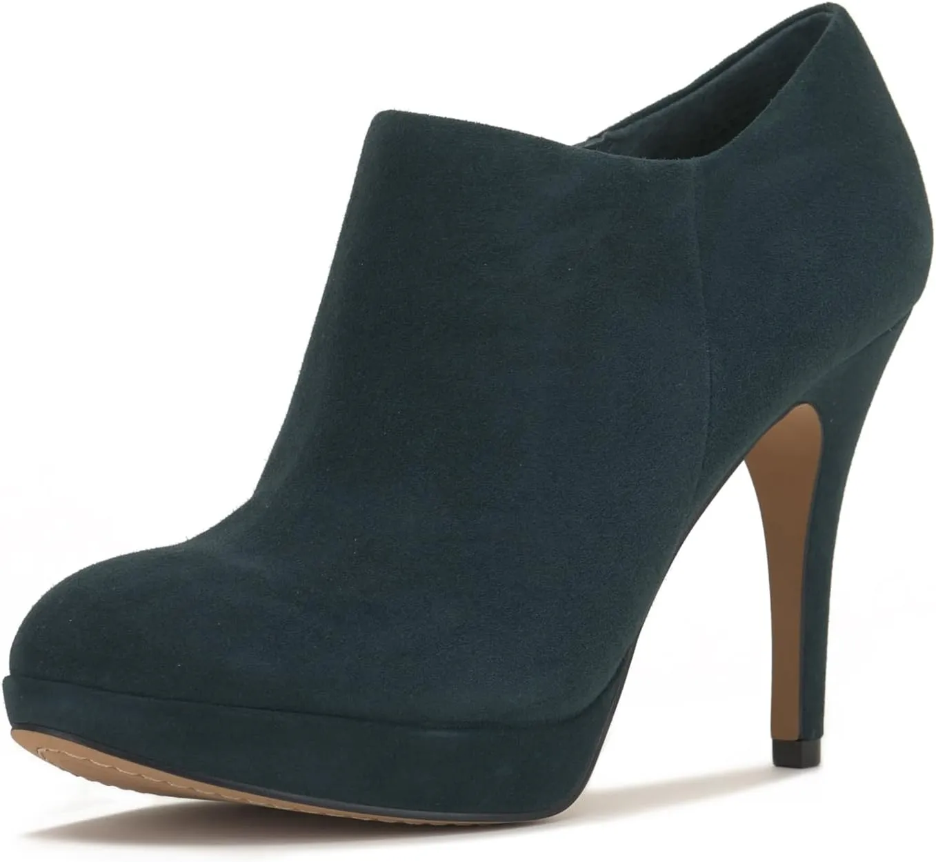 Vince Camuto Women's Elvin Platform Bootie Ankle Boot, Evergreen, 9