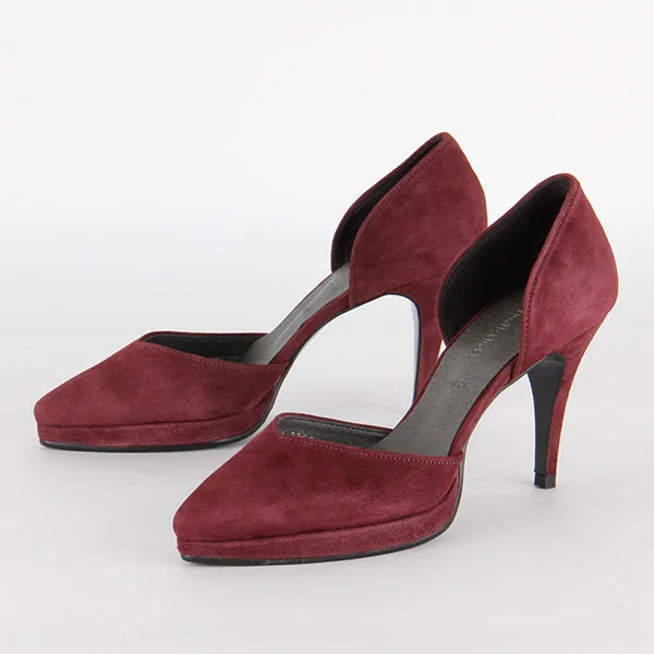 *VOLLEY - wine, 9/1cm size UK 2.5