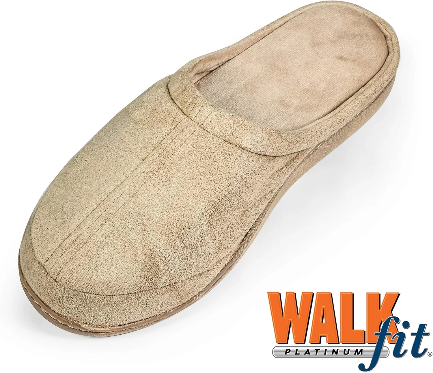 WalkFit Platinum Total Comfort Slippers Women’s or Men’s House Shoes Memory Foam for Use Indoor/Outdoor with Anti